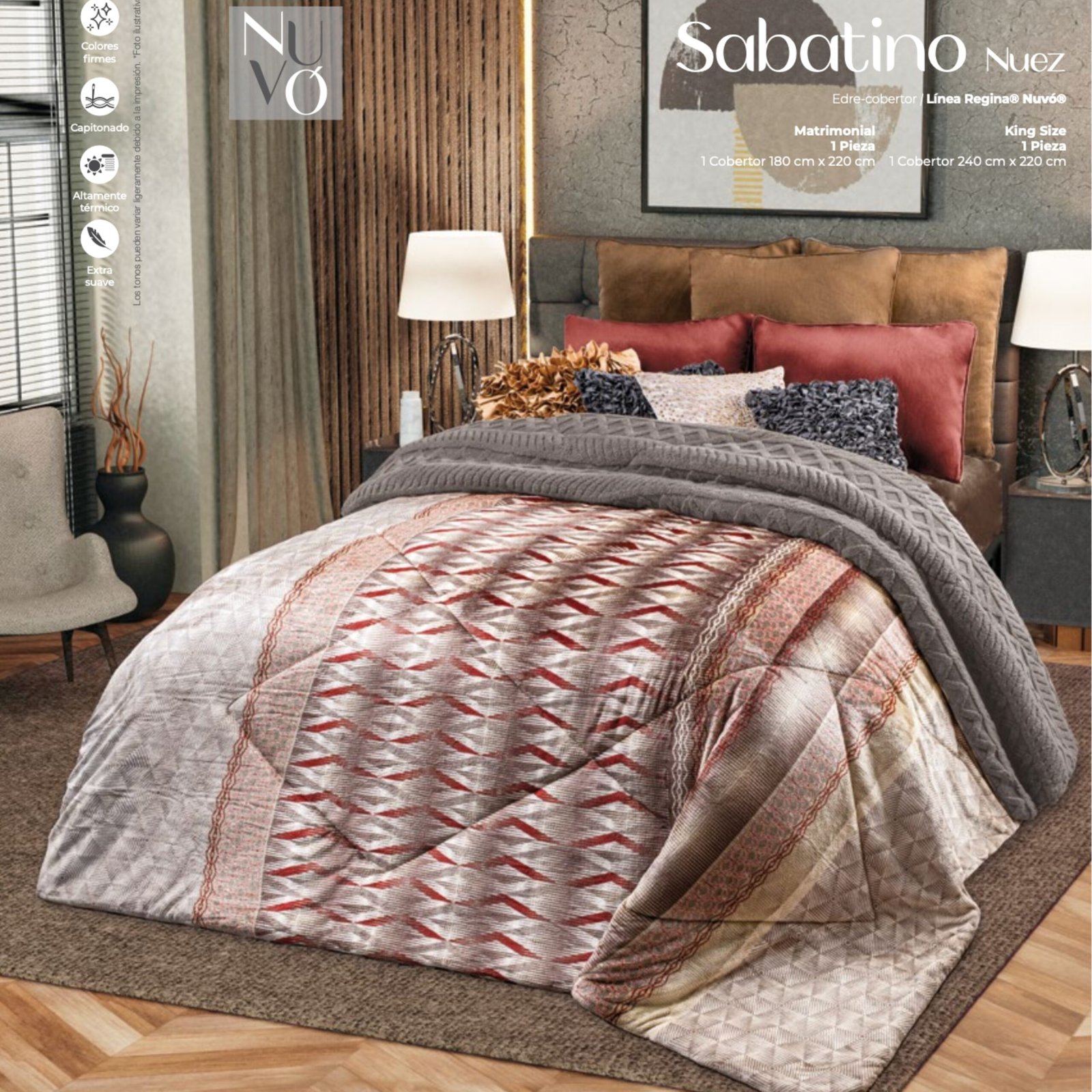 Edre-Cobertor Nuvó Regina