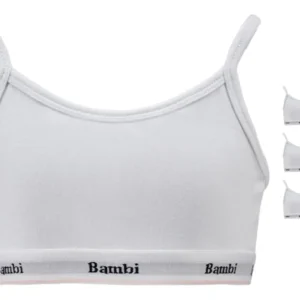 Corpiño Bambi 3 Piezas Top Tirante Niña 61N