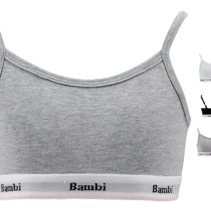 Corpiño Bambi 3 Piezas Top Tirante Niña 61N-C