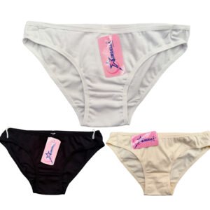 3-Pack Panties Bikini de Algodón Para Dama Lincella 123