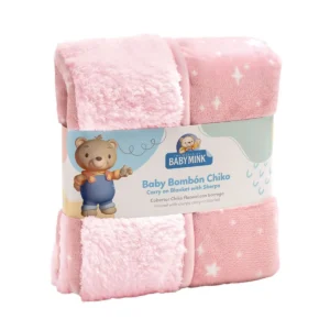 Cobertor Baby Bombon Chiko Rosa Baby Mink