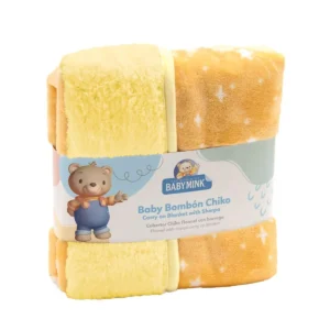 Cobertor Baby Bombon Chiko Amarillo Baby Mink