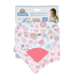 Baberos Bandana Con Mordedera Baby Mink